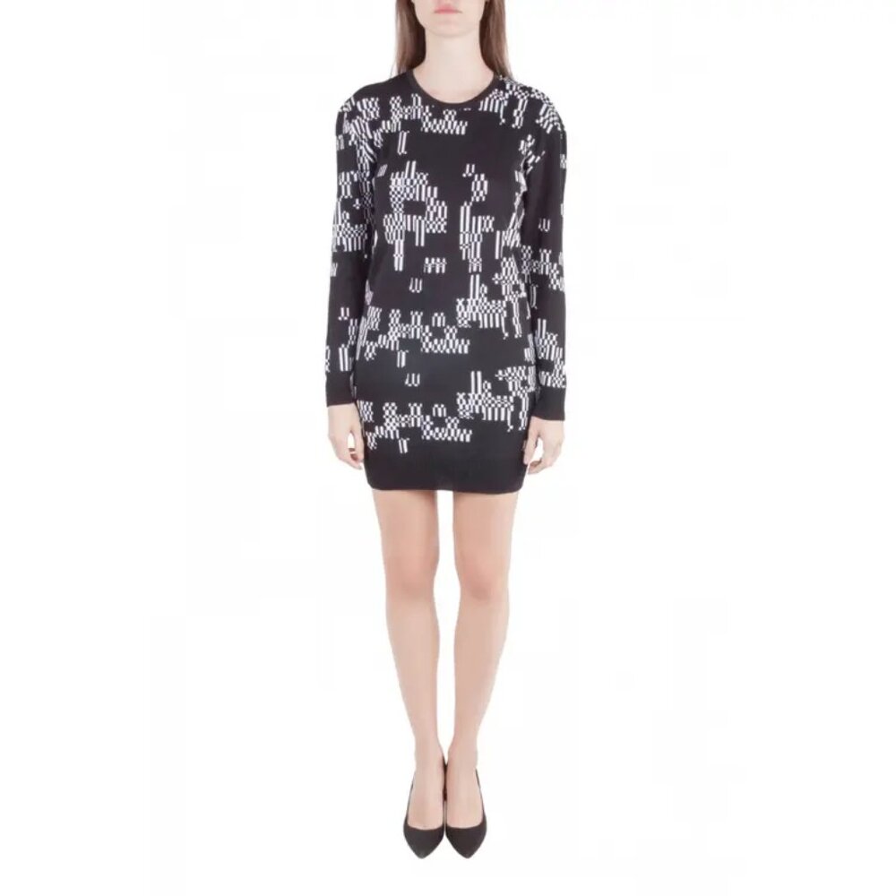 Josh Goot Black and White Cotton Dress